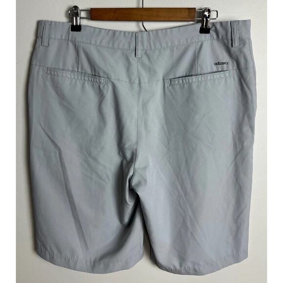 Adidas Golf Gray Performance Shorts Lightweight Active Wear Size 36 Men’s - Picture 2 of 4